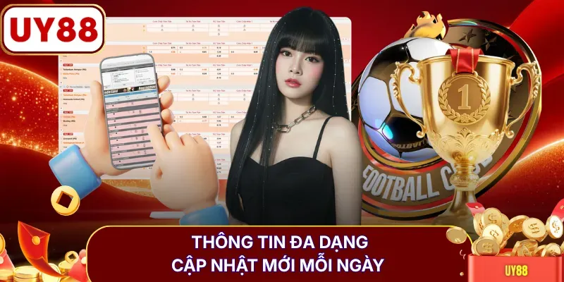 Thông tin đa dạng, cập nhật mới mỗi ngày